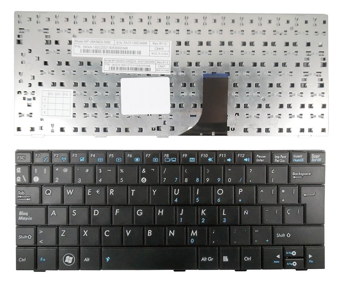 Teclado Para Portátil Asus Eee Pc 1005Ha 1005P Negro