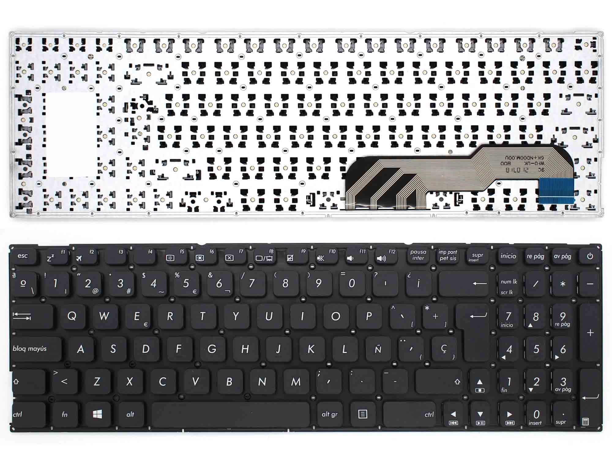 Teclado Para Portátil Asus Vivobook Max X541U A541 A541U A541Uv A541Ua A541S A541Sa A541Sc