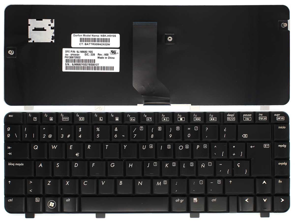 Teclado Para Portátil Hp Pavilion Dv3 Dv3-2000 Series 9J.N28G82.P0S Nsk-Hfp0S Azul Oscuro
