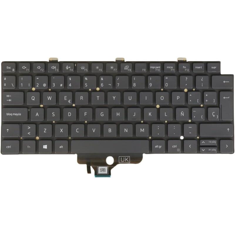 Teclado Compatible Para Dell Latitude 5320 5330 5340 7320 7330 Retroiluminado Sin Marco Español 07vymj 7vymj