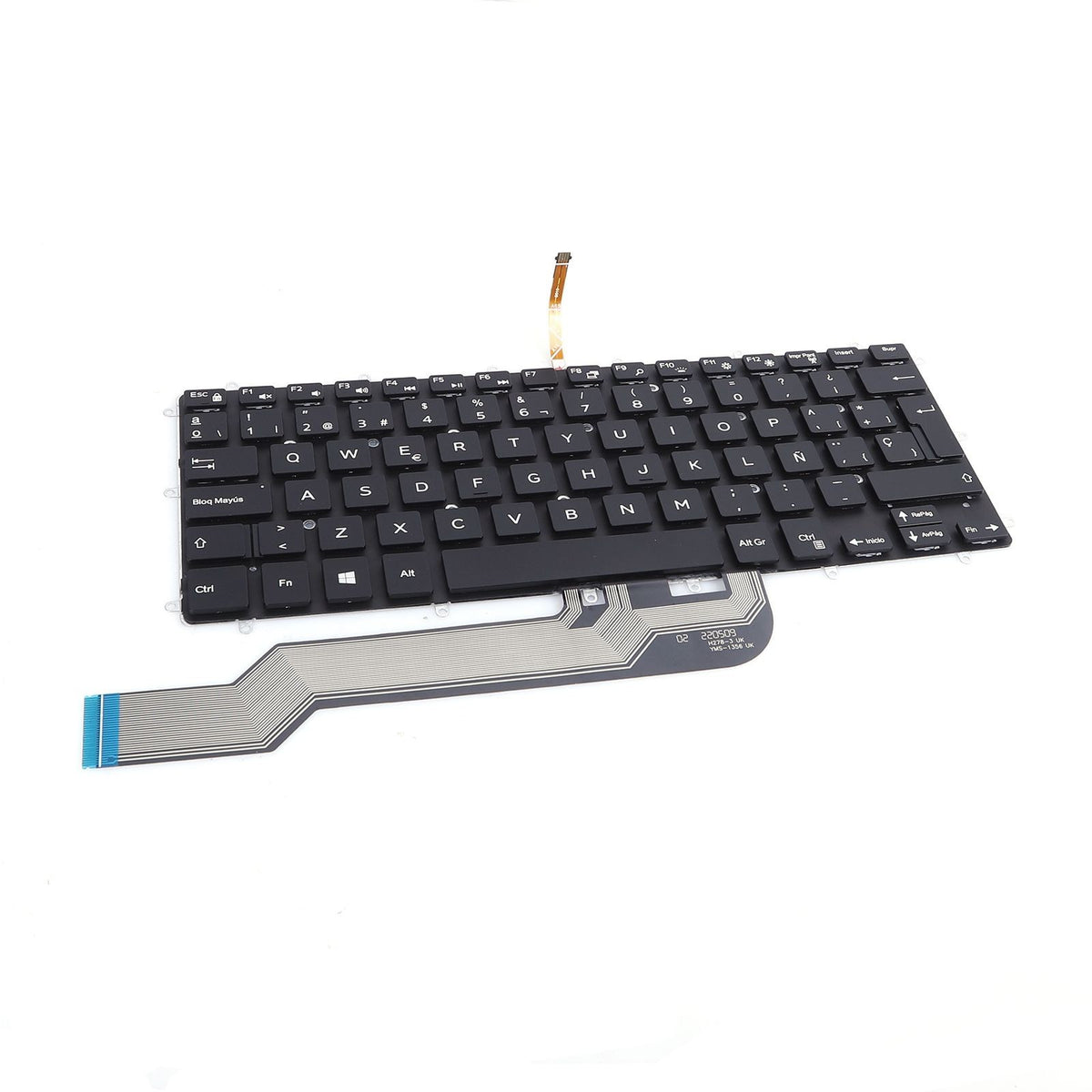 Teclado Para Portátil Dell Inspiron 14 7460 7466 7467 7560 3379 3490 Retroiluminado Negro