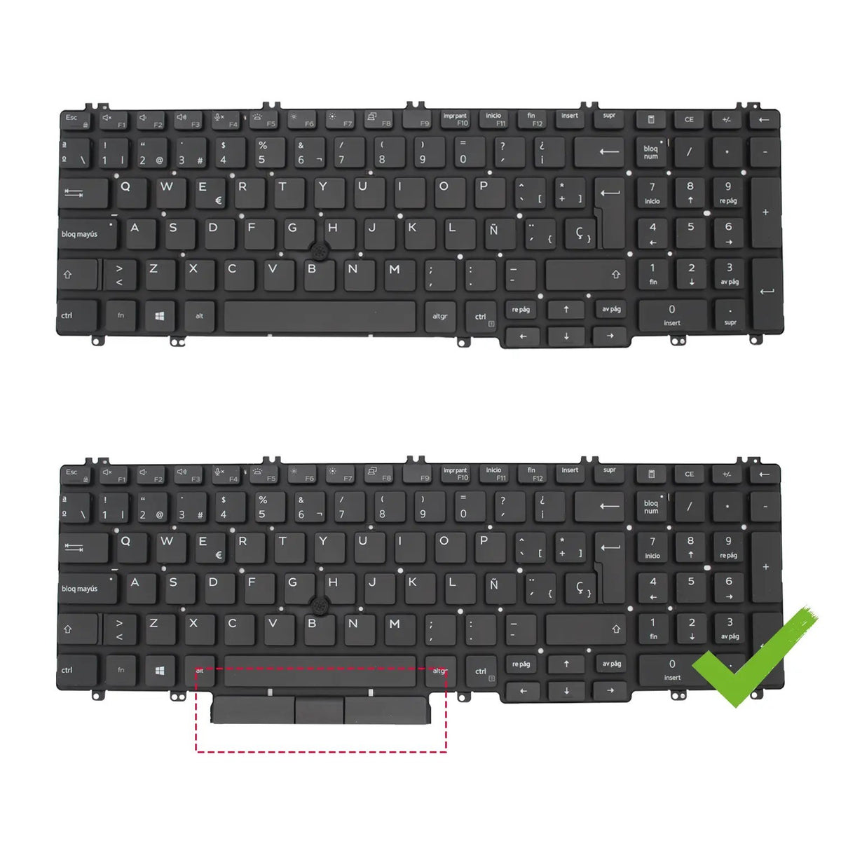 Teclado Para Portátil Dell Latitude 3540 3541 3550 3551 0Xpypv