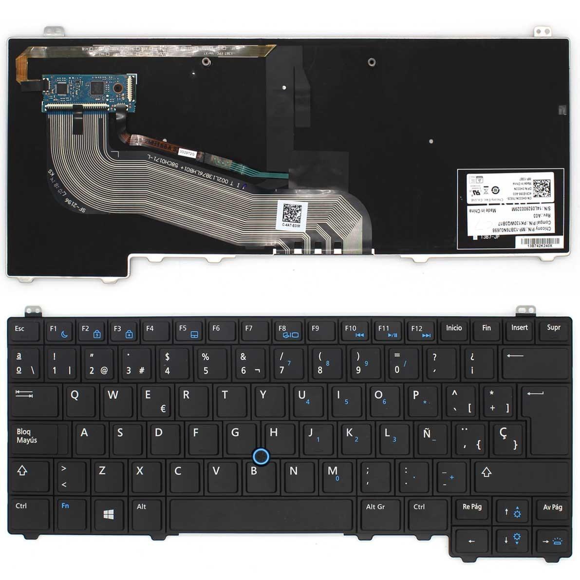 Teclado Para Portátil Dell Latitude E5440 Negro Mp-13B76N0J698 Pk130Wq3B17