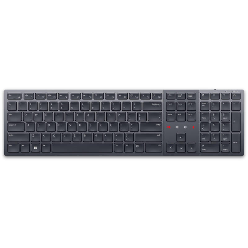 Teclado Español Dell Kb900 Rf Wireless + Bluetooth Qwerty Grafito