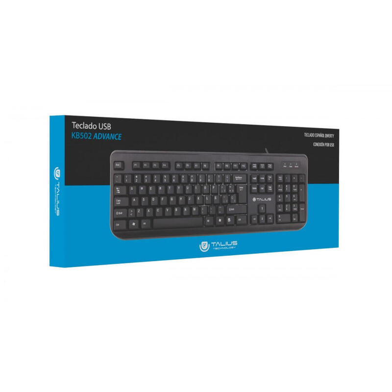 Teclado Español Talius Kb502 Usb Qwerty Negro