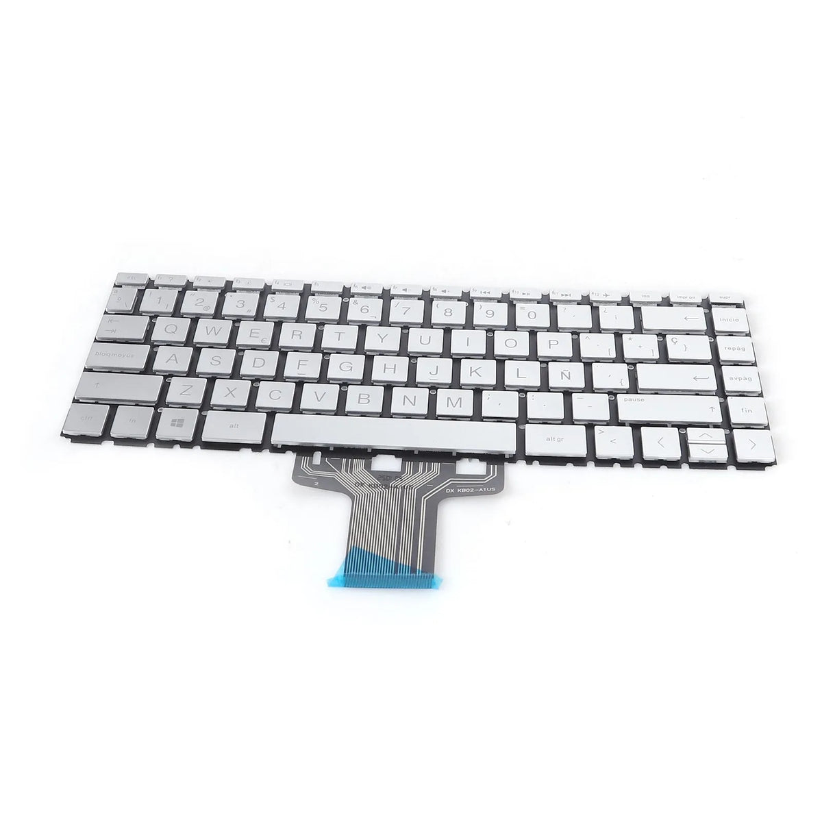 Teclado Plateado Para Portátil Hp 14-Da 14-Bd 14-Cc 14-Cd 14M-Cd 14-Ce 14-Cf 14-Ck 14-Cm