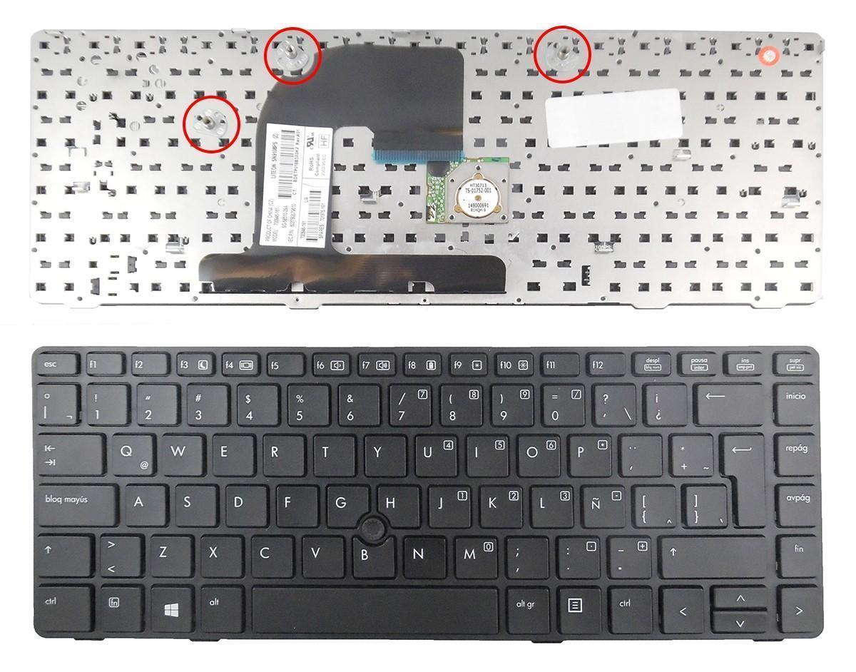 Teclado Para Portátil Hp Elitebook 8460P 8460W Series 9Z.N6Rsv.20E 9Z.N6Ruv.00S 701975-071