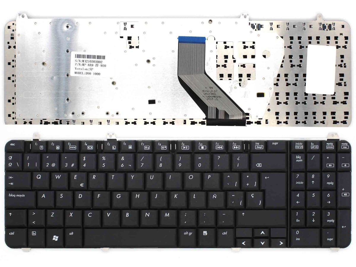 Teclado Para Portátil Hp Pavilion Dv6-2166Ss Dv6-2160Es Dv6-2000 Dv6-2165Es