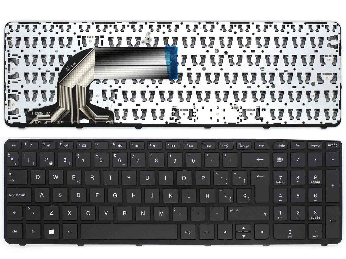 Teclado Para Portátil Hp Pavilion 15-N057Ss 15-E037Ss 15-E035Ss 15-E023Ss 15-E021Ss 15-E023Ss