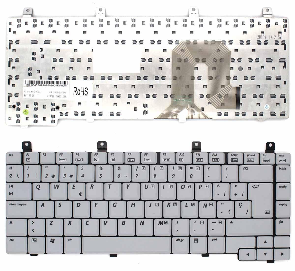 Teclado Para Portátil Hp Pavilion Dv4000 Dv4100 Dv4200 Dv4300 Dv4400 Compaq Presario V4000 99.N5982.L0S