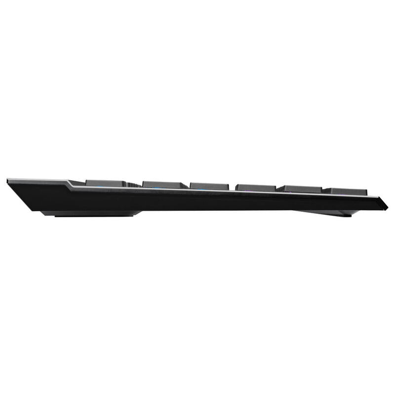 Teclado Inglés Corsair K100 Air Usb + Rf Wireless + Bluetooth Qwerty Negro
