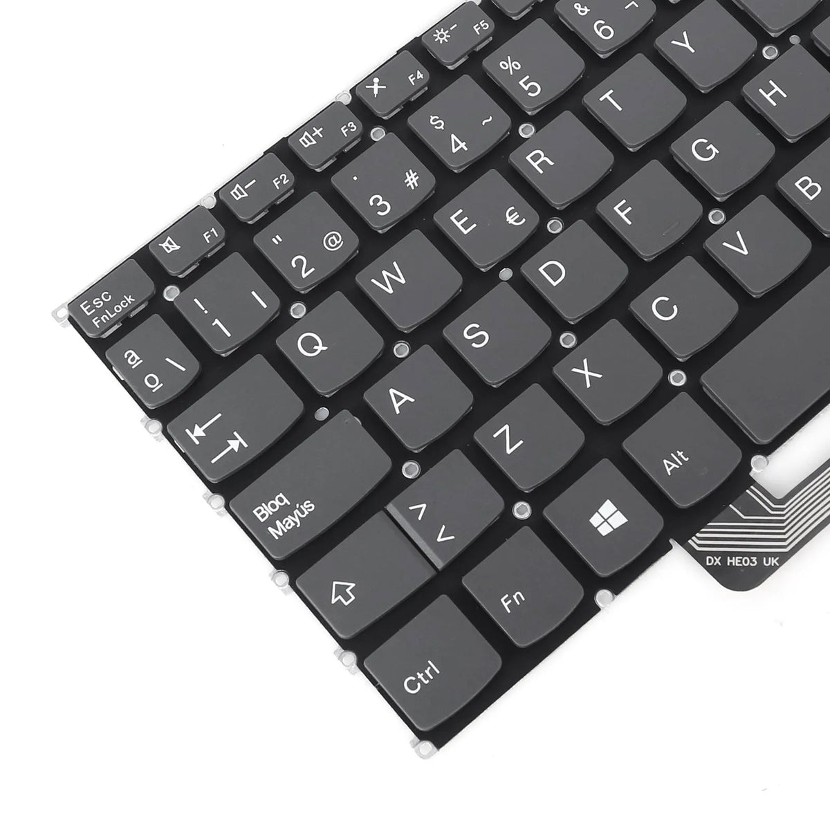 Teclado Para Portátil Lenovo Ideapad 3-15Aba7 3-15Iau7 3-17Aba7 3-17Iau7 Gris