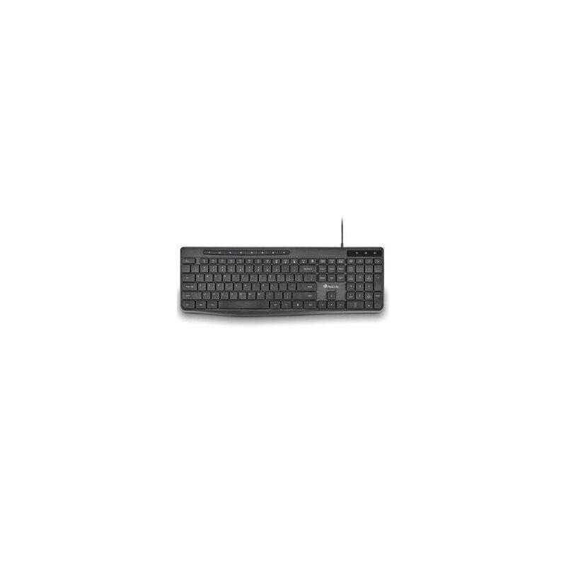 Teclado Español Ngs Spectra Usb Ultraslim Silencioso Multimedia Negro