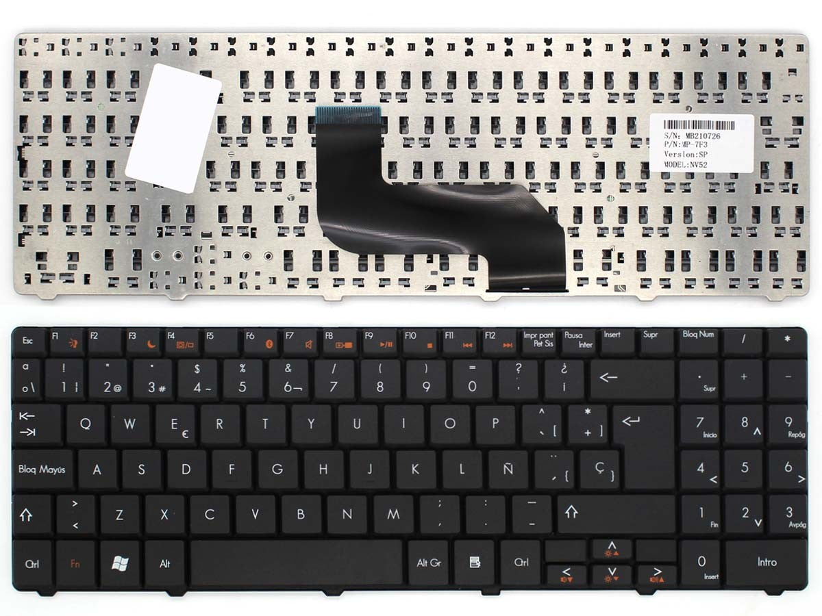 Teclado Para Portátil Packard Bell Lj61 Lj63 Lj65 Lj67 Lj71 Mp-07F36E0-4422