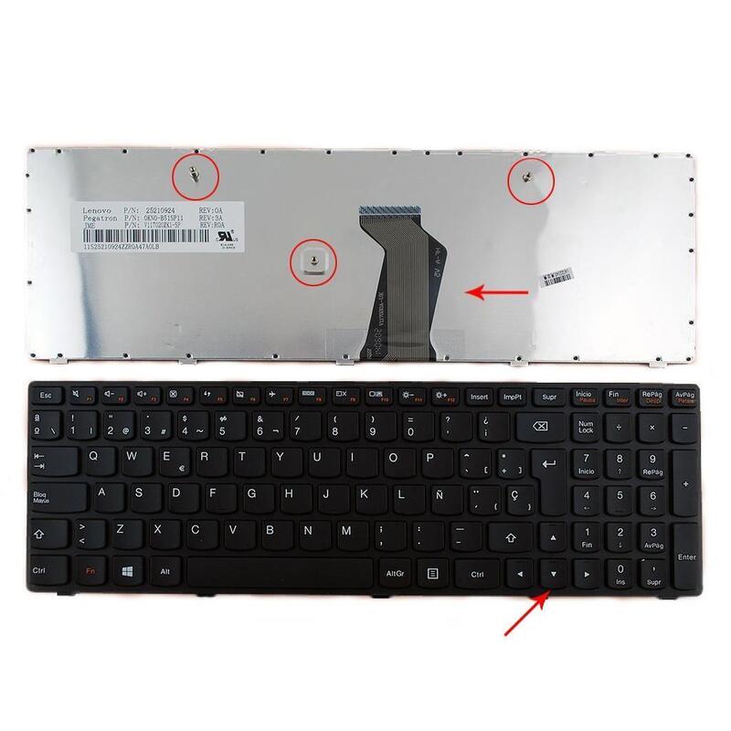 Teclado Para Lenovo G500 G505 G510 Negro Marco Negro Win8 Oem