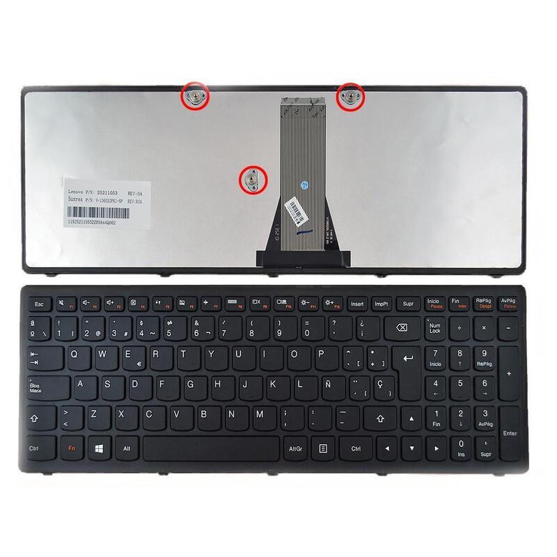 Teclado Para Lenovo G505s Negro Marco Negro (Win8)