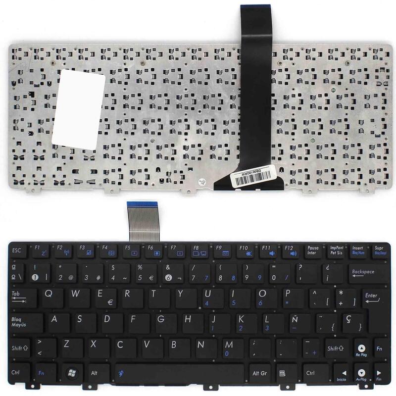 Teclado Para Portátil Asus Eeepc 1015ped 1025c Negro