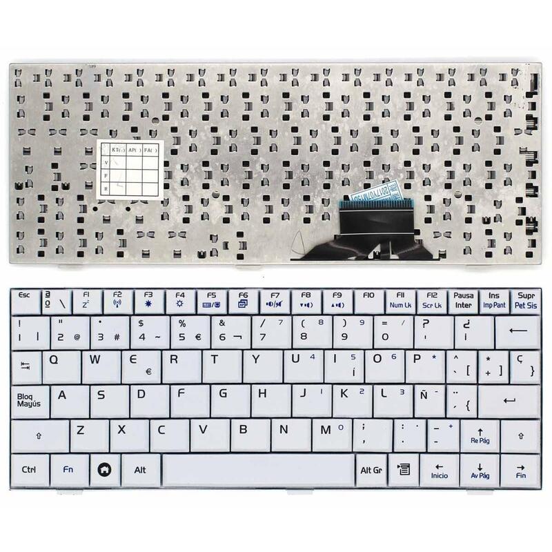 Teclado Para Portátil Asus
Modelos: Eee Pc 700, 701, 900, 901
P/N: V072462ak2, Okna-021sp03