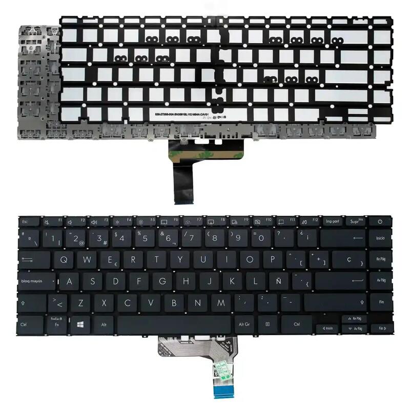 Teclado Para Portátil Asus Zenbook 14 Ux425ua Negro Retroiluminado