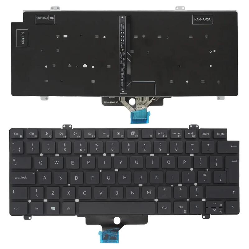 Teclado Para Portátil Dell Latitude 7430 7520 7521 5420 5421 5430 0pc0j4 0fj5tv 0k4wgn Retroiluminado Negro Inglés