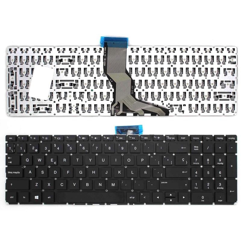 Teclado Para Portátil Hp 250 G6 255 G6 Omen 17 W00 17 W100 17 W200 (Intro Pequeño)
