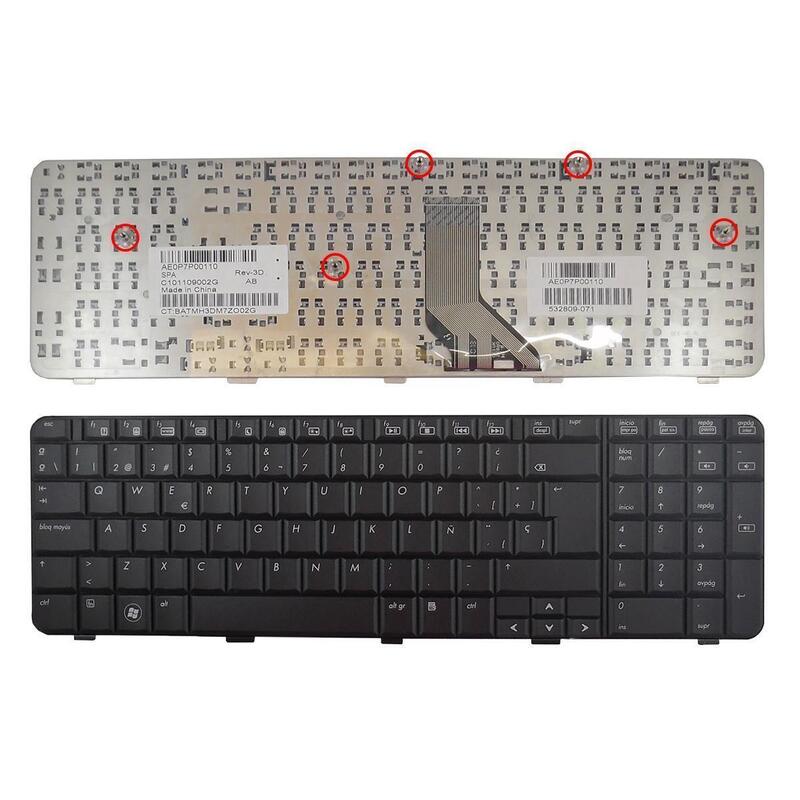 Teclado Para Portátil Hp Cq 71, Ae0p7p00110, 532809 071