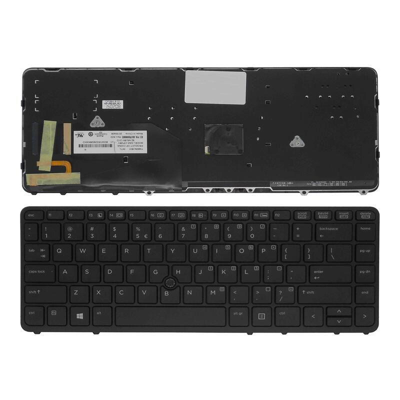 Teclado Para Portátil Hp Elitebook 840 G1 850 G1 Inglés