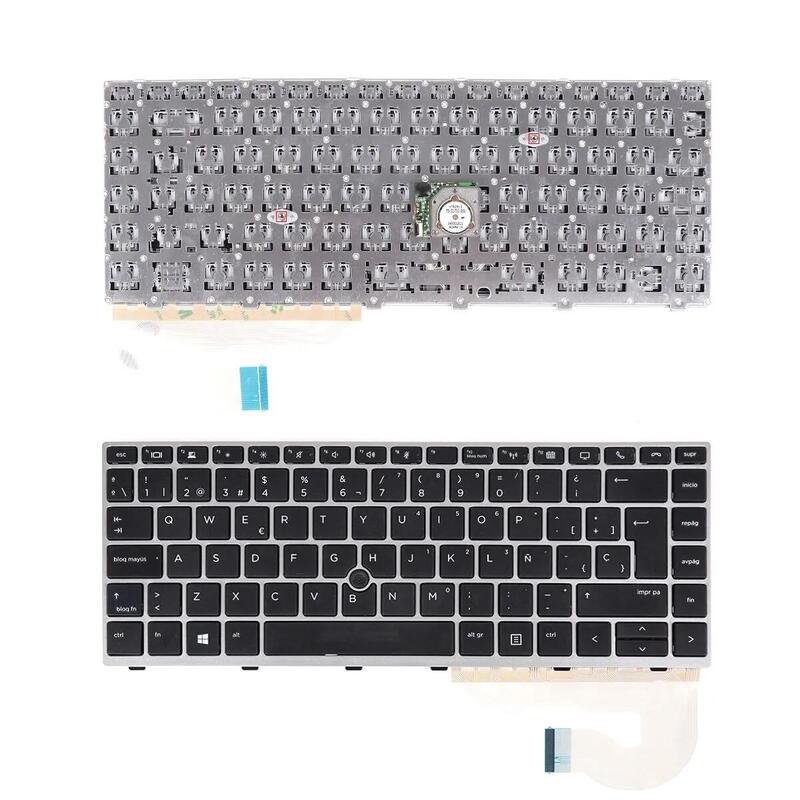 Teclado Para Portátil Hp Elitebook 840 G5 846 G5 840 G6 Plata