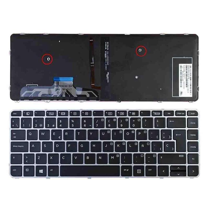 Teclado Para Portátil Hp Elitebook Folio 1040 G3 Plata