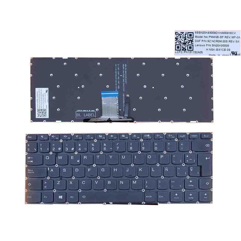 Teclado Para Portátil Lenovo
Modelos: Ideapad 310s-14, 310s-14isk, 510s-14ikb, 710s-14