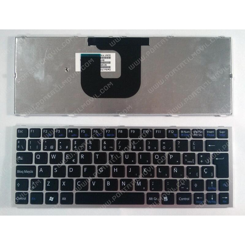 Teclado Para Portátil Sony Vaio Teclado Sony Vaio Pcg-31311u Vpc-Yb 9z.N5usw.00s Sc0sw Ya