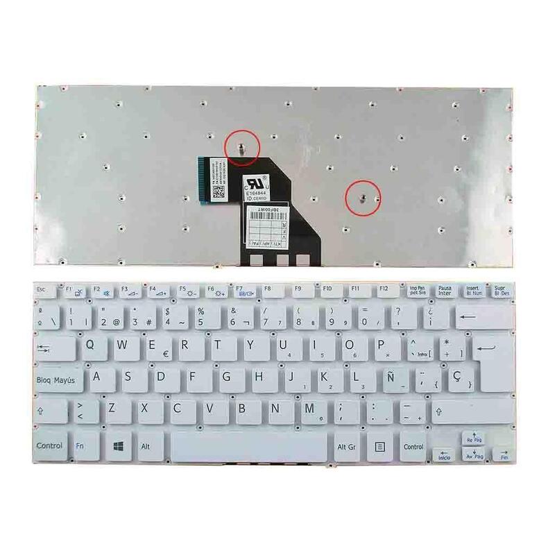 Teclado Para Portátil Sony Vaio Vaio
Modelos: Svf 14