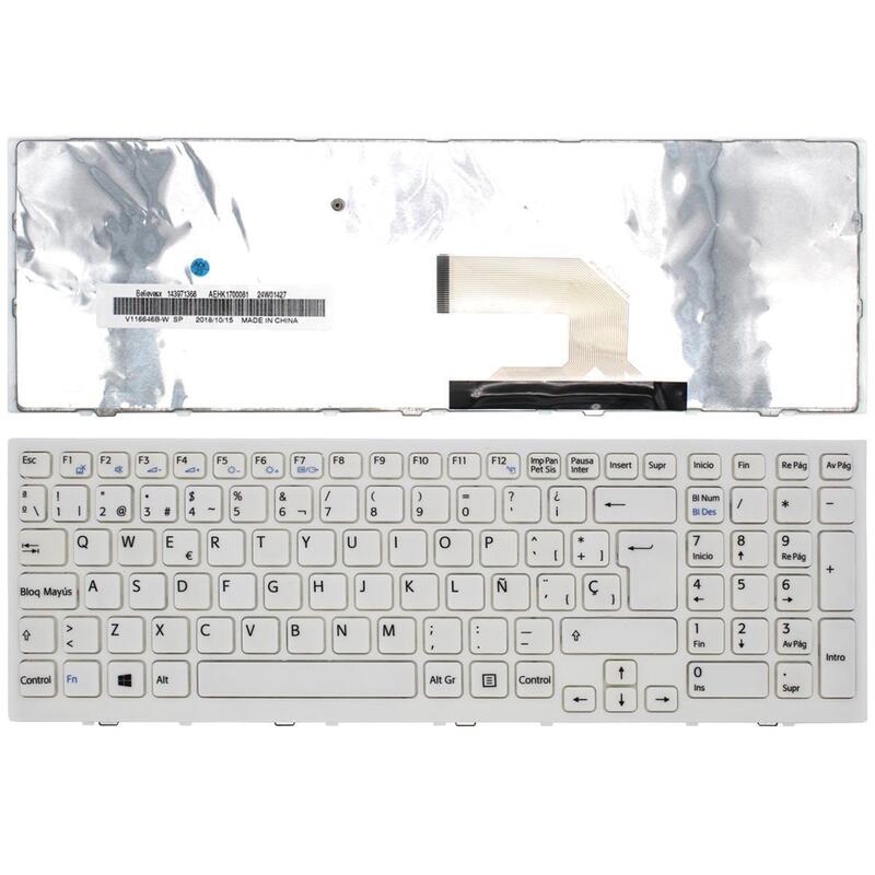 Teclado Para Portátil Sony Vaio Vpc Eh3e0e Vpc Eh3j1e Vpc Eh3q1e Vpc Eh3c0e