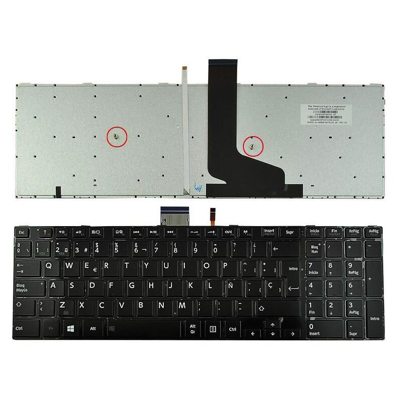 Teclado Para Portátil Toshiba
Modelos: Satellite S50-A, S50d-A, S50dt-A, S50t-A, S55-A, S55d-A, S55dt-A, S55t-A