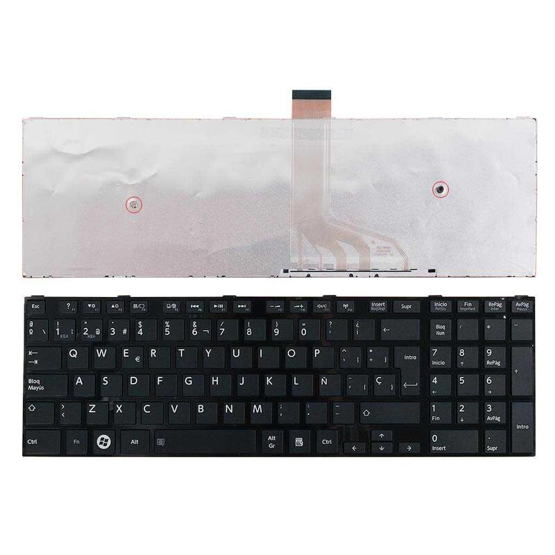 Teclado Para Portátil Toshiba Satellite C55-A Marco Brillante