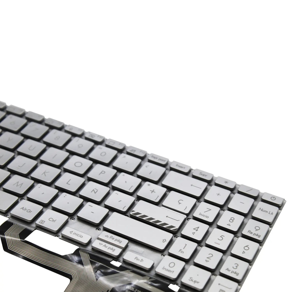 Teclado Plateado Para Portátil Asus X1502 X1503 X1504 | 90Nb0Zb1-R30Us0