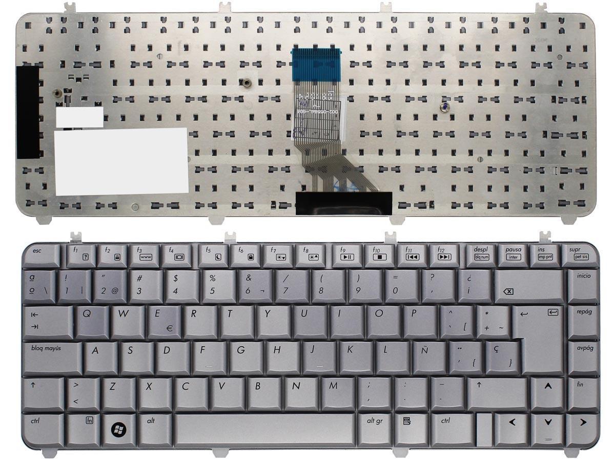 Teclado Para Portátil Hp Pavilion Dv5 Dv5Z Dv5T Dv5-1000 Plateado