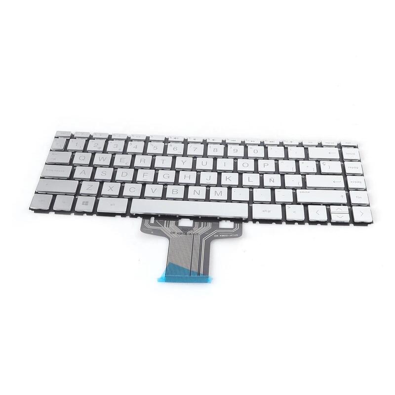 Teclado Plateado Para Portátil Hp 14 Da 14 Bd 14 Cc 14 Cd 14m Cd 14 Ce 14 Cf 14 Ck 14 Cm