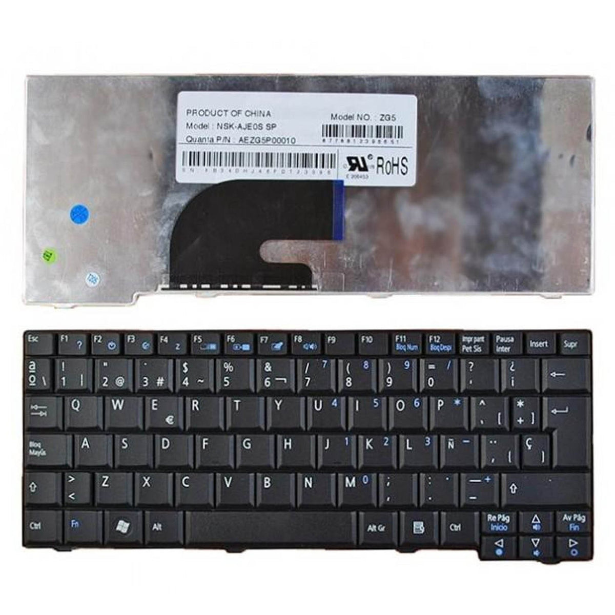 Teclado Para Portátil Acer Aspire One Kav60 D250 D150