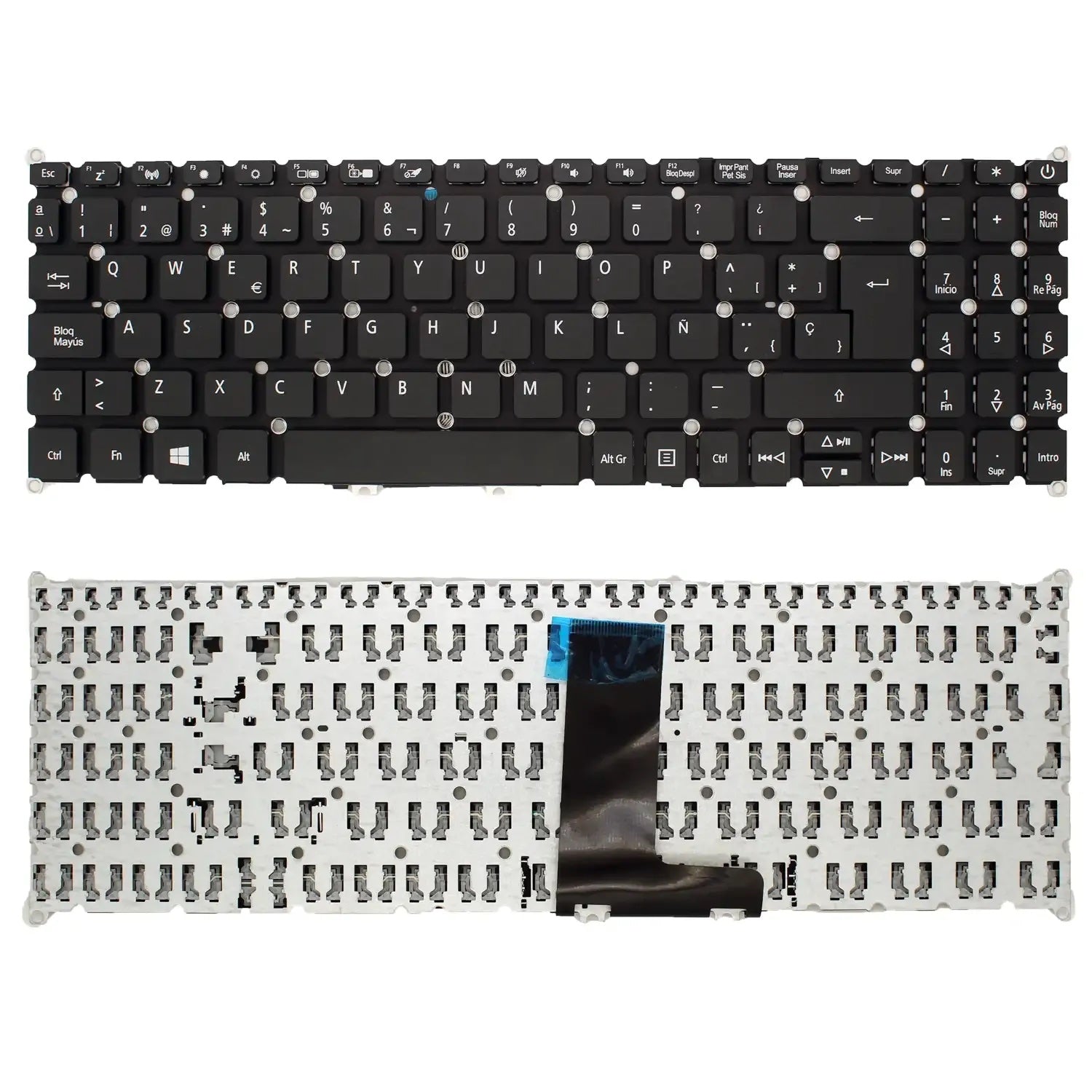 Teclado Para Portatil Acer Aspire V5-573 Negro