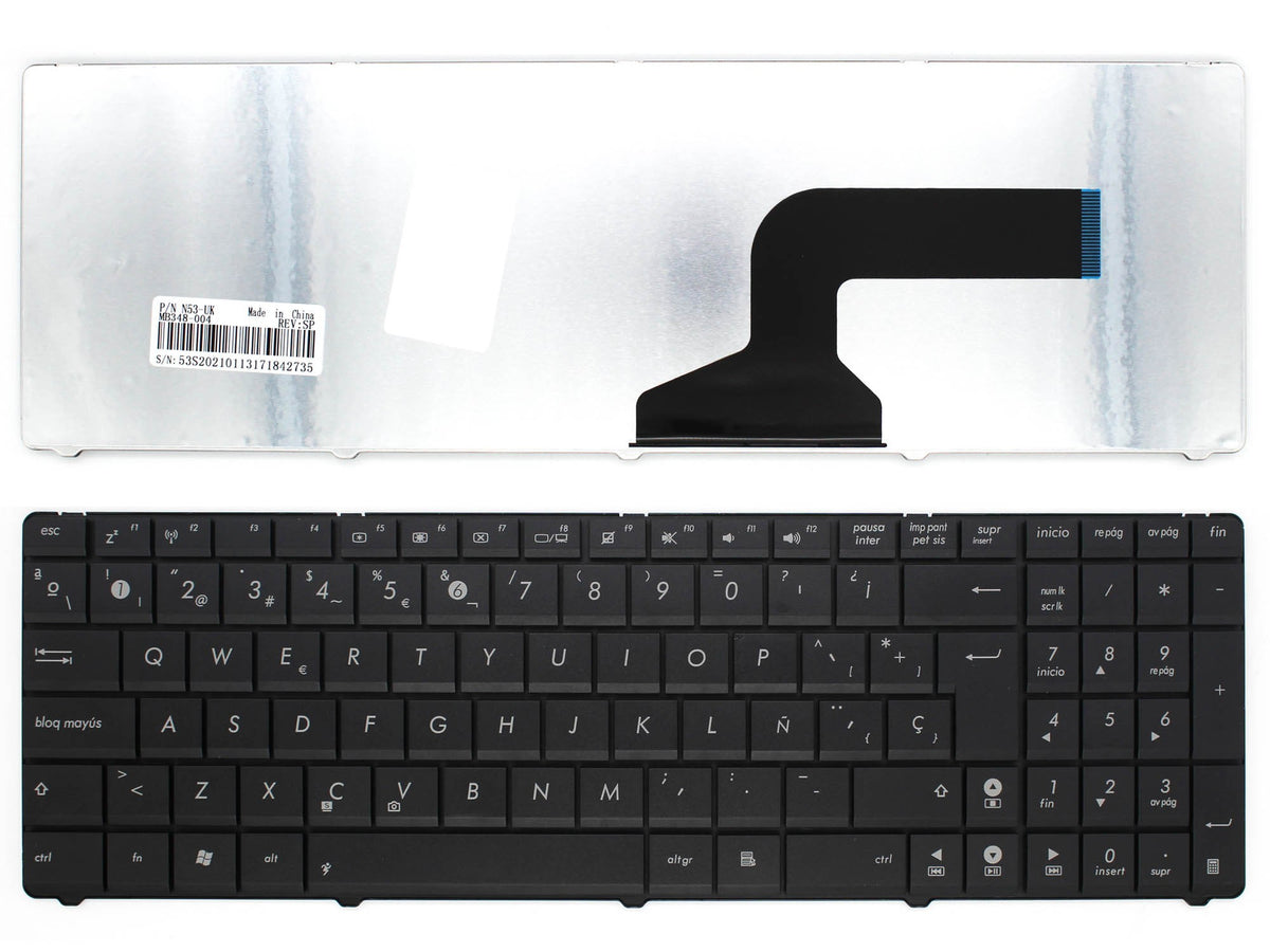Teclado Para Portátil Asus N53S N53Sm N53Sv N73S