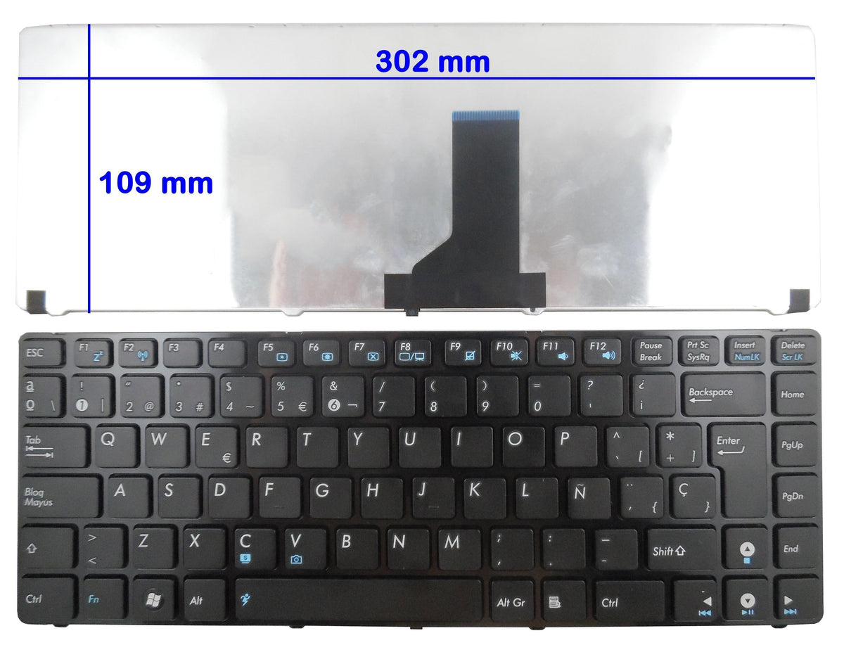 Teclado Para Portátil Asus Ul30 Negro