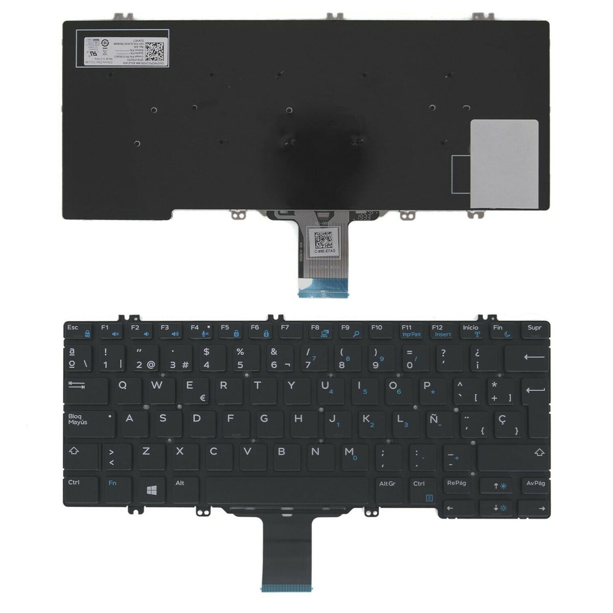 Teclado Para Portátil Dell Latitude 5280 8289 7280 7390 07Wcpx