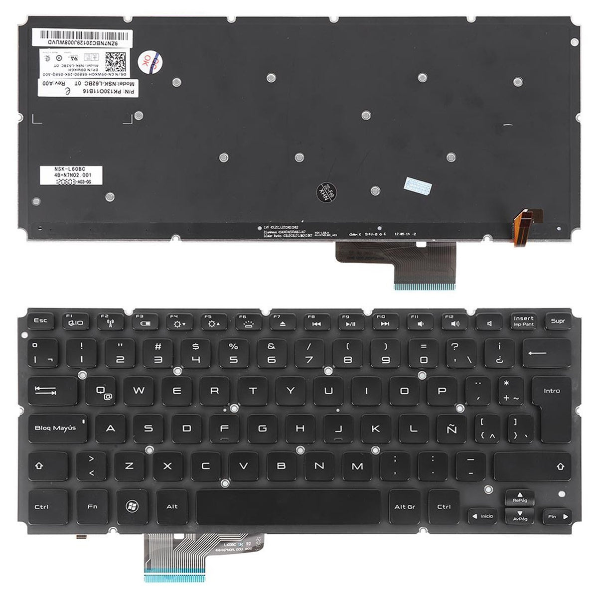 Teclado Para Portátil Dell Xps 14 L421X 15 L521X