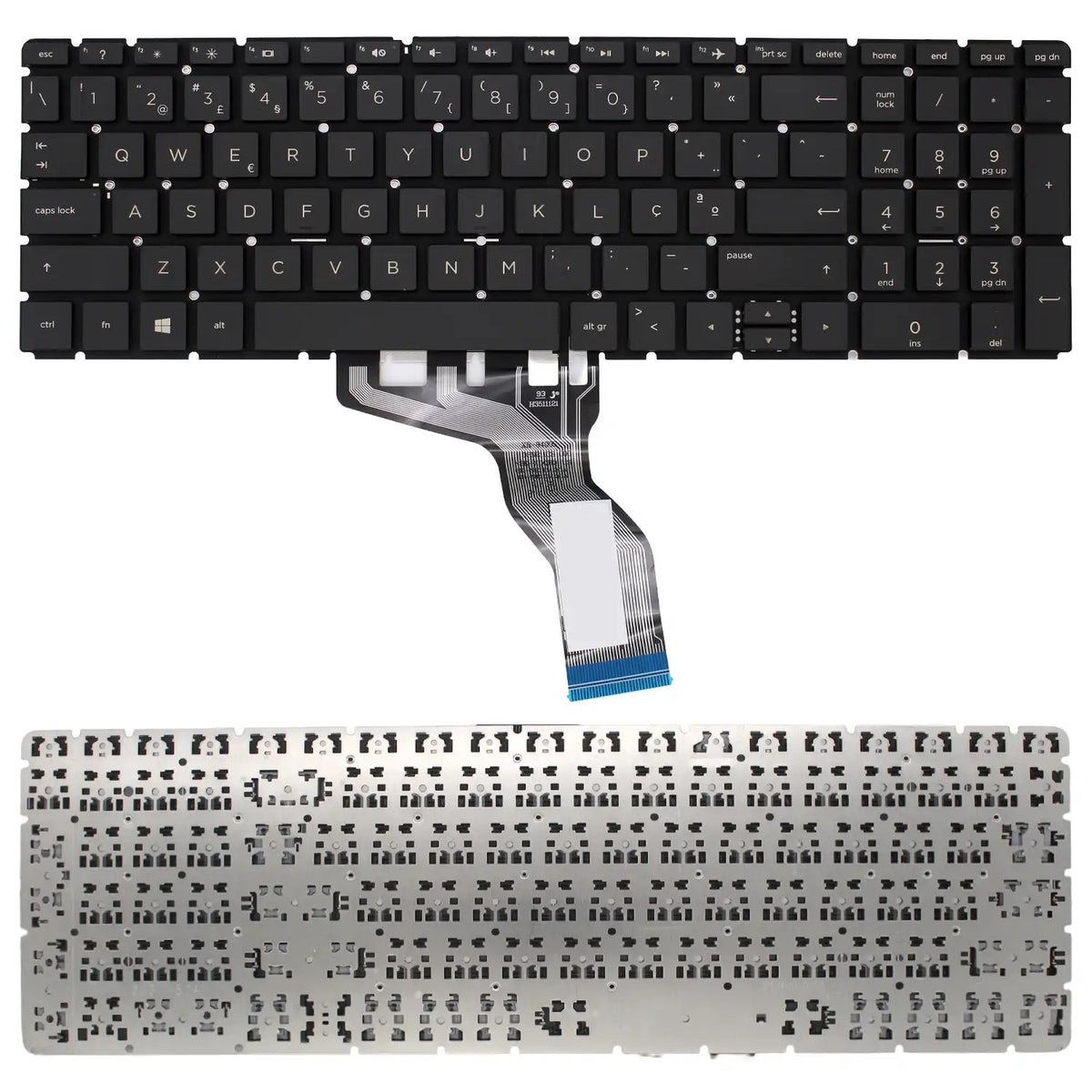 Teclado Para Portátil Hp 250 G6 255 G6 Omen 17-W00 17-W100 17-W200 (Intro Pequeño) Portugués