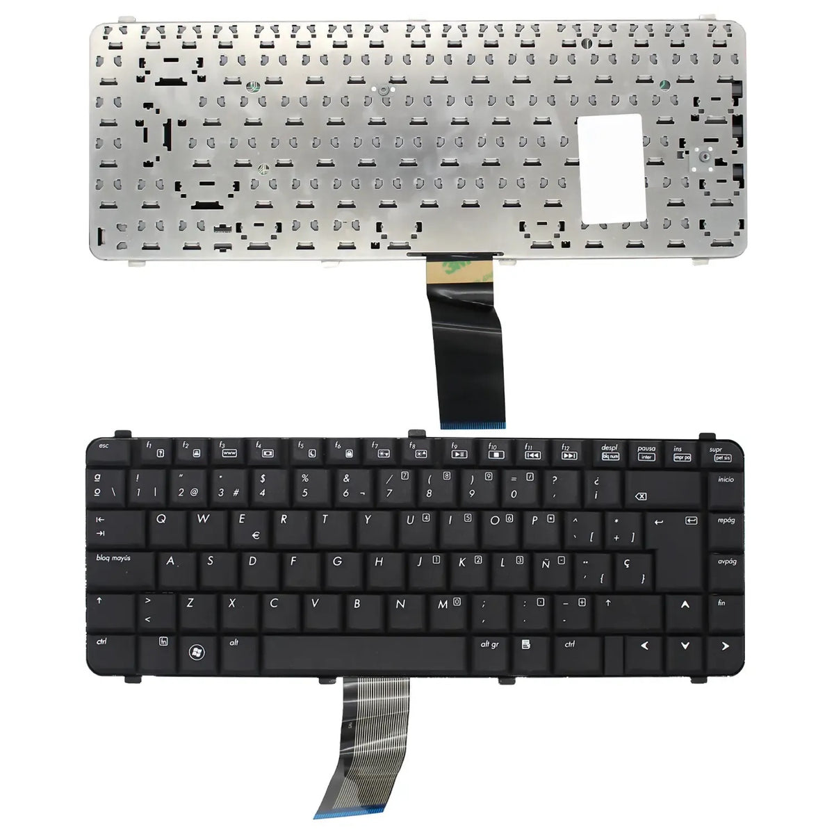 Teclado Para Portátil Hp 490267-071 491274-031 6037B0027103 6037B0027126 Nsk-H5R0U 9J.N8682.R0S V061126Bk1 Mp-05586E0-9302