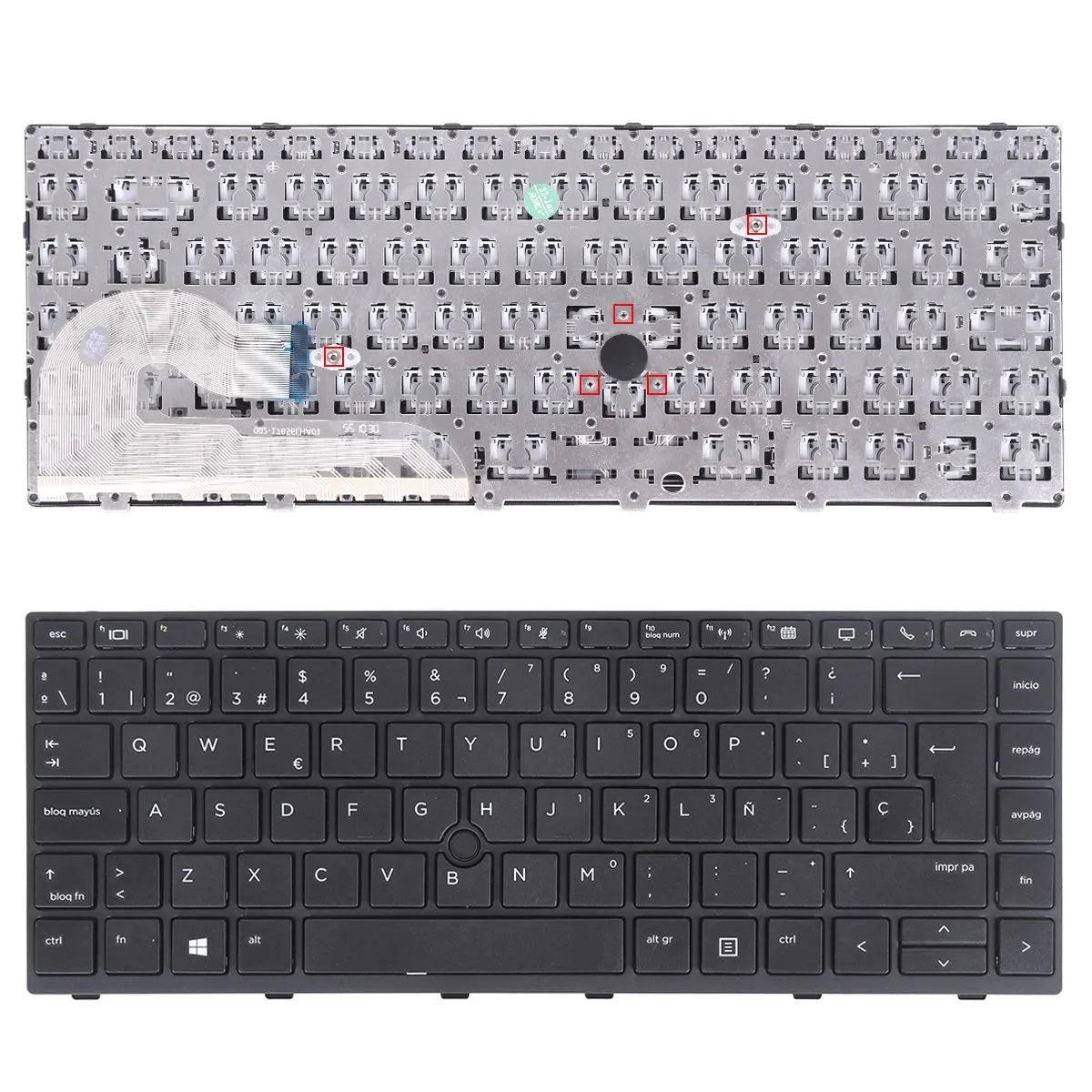 Teclado Para Portátil Hp Elitebook 840 G5 Negro