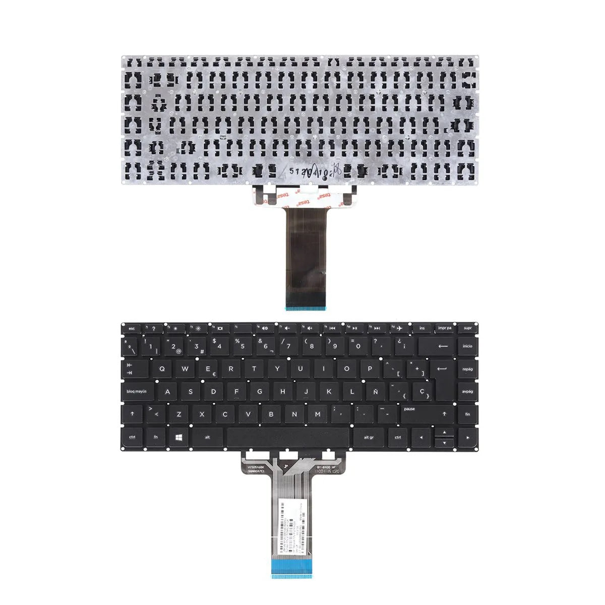 Teclado Para Portátil Hp Pavilion 14-Ab Negro