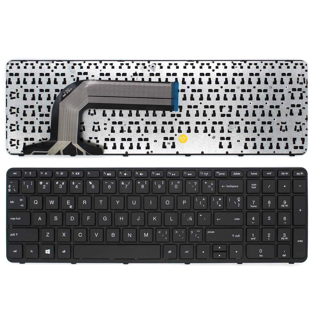 Teclado Hp Pavilion 17-E 17-N Con Marco Intro Pequeño Para Portátil