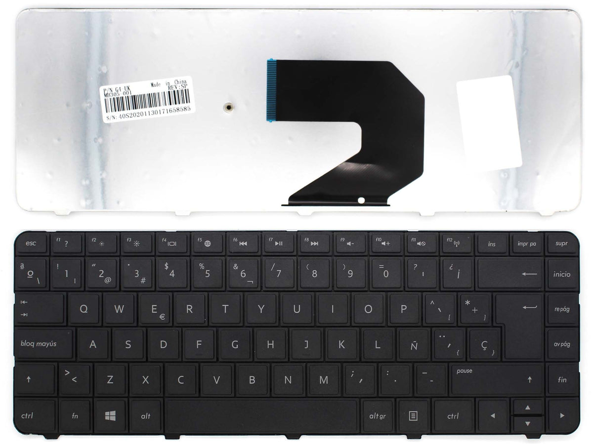 Teclado Para Portátil Hp Pavilion G6-1312Ss G6-1251Ss G6-1051Ss G6-1082Es